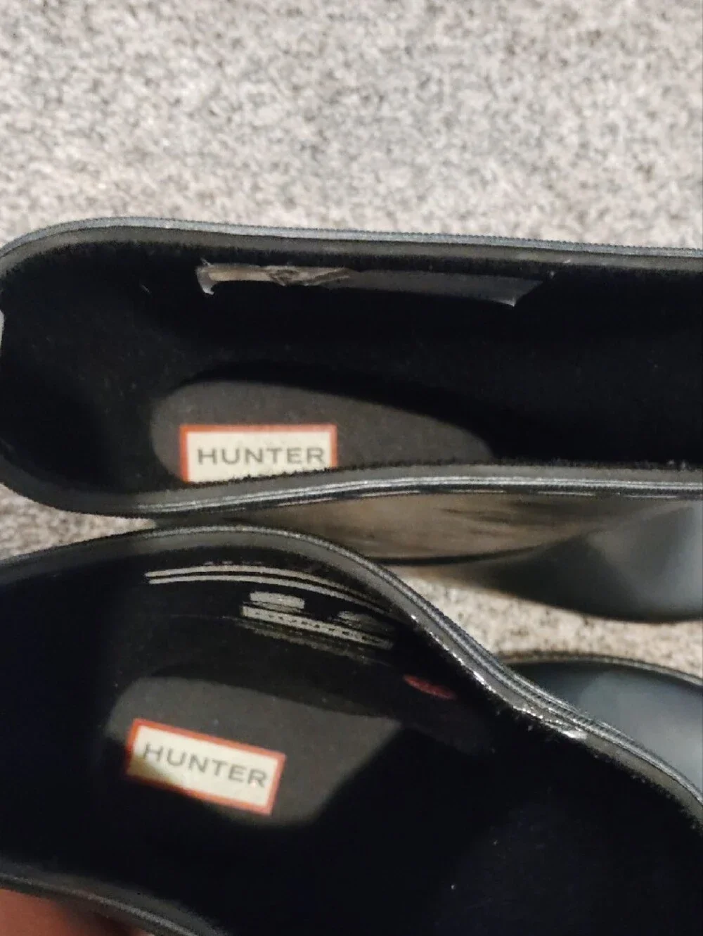 Hunter Kids Black Mid-Calf Waterproof Rain Boots